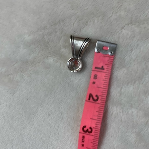 Sterling Silver 925 CZ Pendant - Picture 5 of 5